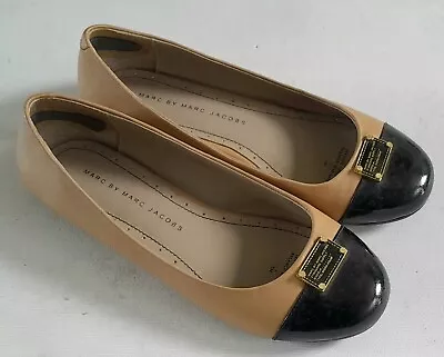 Womens Marc By Marc Jacobs Jovi Light Tan Leather Slip On Shoes. Size Uk 4.5 • £27.99