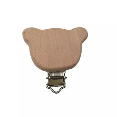 DIY Natural Wood Animal Pacifier Clips Baby Molar Teether Pacifier Chain Toys • $2.18