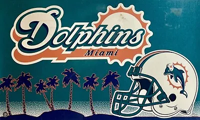 NEW! Miami Dolphins 3' X 5' Deluxe Flag Logo Banner NFL Football Wincraft Tua • $14.95