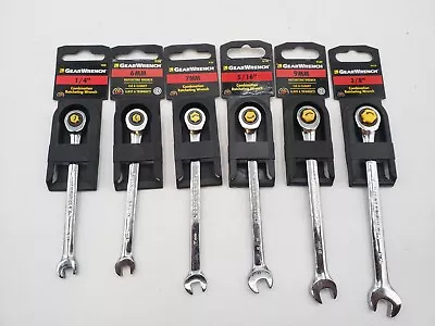 Lot Of 6 Gearwrench 5/16  6MM 7MM9MM Combination Ratchet Wrench 12 Point  • $27.89