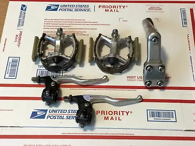 Vintage Mongoose Mountain Bike Parts VP-747 Pedals Stem Shimano Brake Levers • $84.99