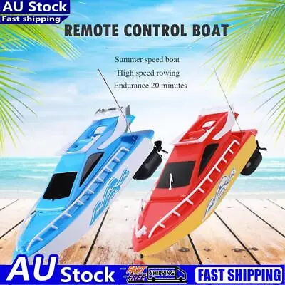 Mini Boat Remote Control Speed RC Boat Submarine Ship Outdoor Kid Water Play Toy • $16.06