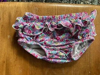 Jojo Maman Bebe Swimming Nappy /pants Age 6-12 Months Preowned VGC Pretty Floral • £2.75
