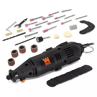 WEN 1-Amp Variable Speed Rotary Tool With 100+ Accessories 1/8-inch Collet USA • $18.99