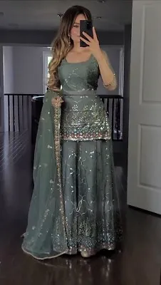 Pakistani Wedding Party Wear Dress Designer Salwar Kameez Bollywood New Indian • $84.70