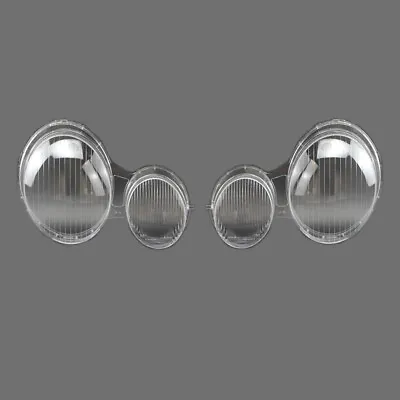 For 2000-2003 Mercedes-Benz W210 E-Class Pair Transparent Headlight Cover Lens • $104.66