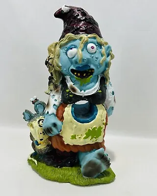 Halloween Dead Zombie Garden Gnome Troll & Rat Mouse Decoration Ornament Figure • $40.56