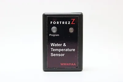 Fortrezz Z-Wave Water Sensor And Freeze Alarm US Frequency Black • $32