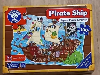 £5 • Buy Orchard Toys Pirate Ship Educational Children’s Jigsaw Puzzle. Complete.
