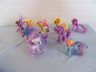 My Little Pony Plastic Figurine Lot Of Mini 2” Various Years MLP Cake Toppers • $9.99