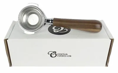 FAEMA Portafilter Coffee Espresso Machine Walnut Handle - 1 Spout 7g Basket • £35.65