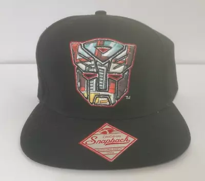 Transformers Cap Hat Adjustable Snapback Black • $13.24