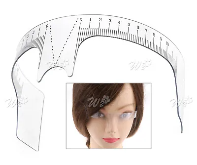 £6.32 • Buy Micro-blading Eyebrow Stencil Makeup Reusable Measure Shaper Tattoo Ruler