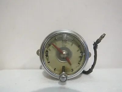 Vintage Westclox Car Clock Round Metal Cylinder Shape  Automobile • $87