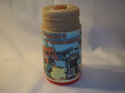 Vintage 1984 Transformers Thermos For Lunchbox Hasbro Aladdin No Cup • $7.99