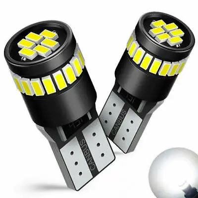 1Pair T10 501 194 W5W SMD 24-LED Car CANBUS Error Free Wedge Light Bulb White • $2.35