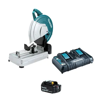 Makita DLW140PF-1 Twin 18v Brushless 355mm Cut Off Saw (1x3Ah) • £432