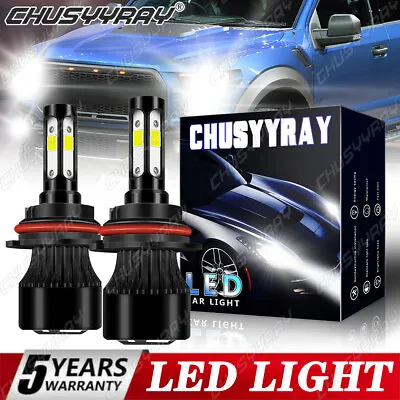 9007 HB5 LED Headlight Bulbs Conversion Kit High Low Beam 6000K Super White • $14.99