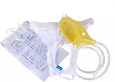 External Catheter Urine Bag Reusable Incontinence Collection Portable Urinal Bag • $15.19