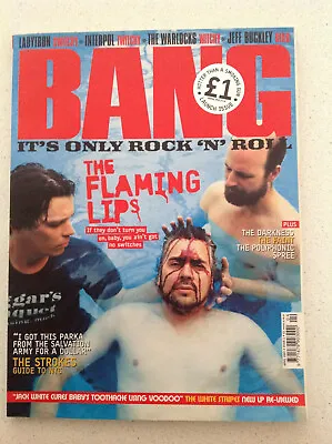 BANG 1st Issue 2003 Flaming LipsInterpolWarlocksJeff BuckleyDarknessStripes • £2.50