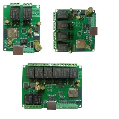 £59.95 • Buy 2 4 8 Relay ESP32 WiFi RJ45 Ethernet Network MQTT Node Red Smart Home Assistant