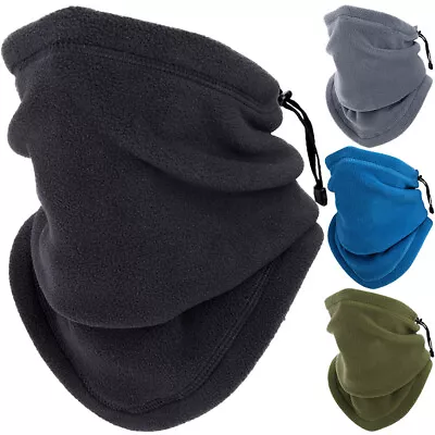 Fleece Neck Warmer Gaiter Balaclava Scarf Wrap Winter Windproof Skiing Face Mask • $8.99