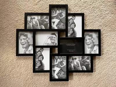 Landon Tyler Multi Picture Photo Frame (Holds 10 - 6''x4'' Photos) Black • £10