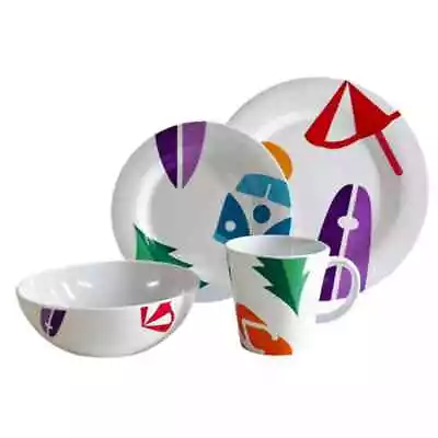 £25 • Buy OLPRO 16 Piece Spring Bay Melamine Set