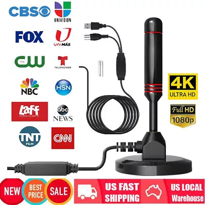 5600 Miles Upgraded TV Antenna Digital HD Antena Indoor HDTV 1080P 4K W/Magnetic • $8.95