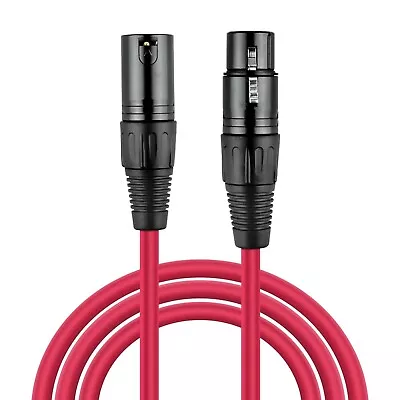 3ft/1m 3 Pin XLR Male To Female Balanced Cable Microphone Cord Audio Connector • $7.85