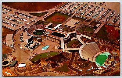 Vintage Postcard - Aerial View - Marineland Of The Pacific - Palos Verdes CA • $3.50