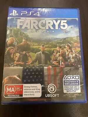 Far Cry 5 By Ubisoft Video Game For Sony PlayStation 4 *SEALED* • $50