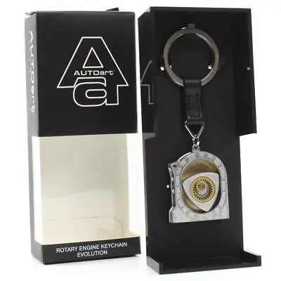 AUTOart SPINNING ROTOR KEYCHAIN NICKEL MAZDA RX7 RX2 RX8 R100 RE 10A 12A 13B • $34.95