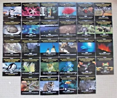 David Attenborough Wildlife 28 DVDs Collection 2 Promo Sets Of 14 • £12.99