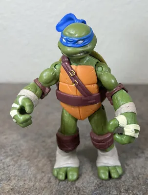 Teenage Mutant Ninja Turtles TMNT Leonardo Action Figure Viacom 4.5” 2012 Green • $9.99