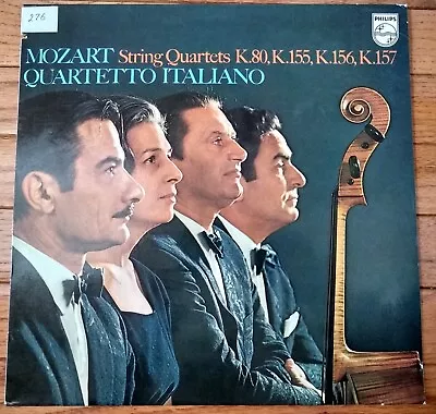 [LP Itself Near-mint] Mozart String Quartets K.80 155 156 157 Quartetto Italiano • $14.99