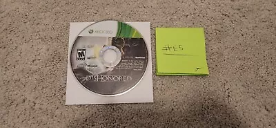 Dishonored Xbox 360 Disc Only Tested Same Day Ship Read Desc • $9.99