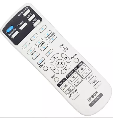 Remote Control For Epson PowerLite 1060 2100 3020 2150 5010 2000 2030 2040 2045 • $10.99