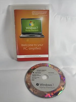 £25 • Buy Microsoft Windows 7 Home Premium 32 Bit Version Disc (FULL INSTALL),,