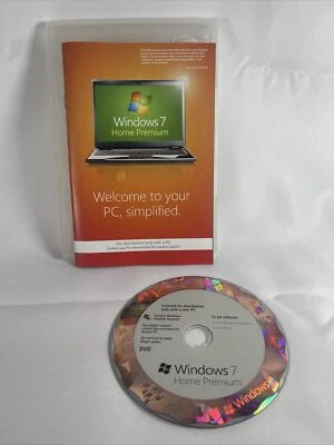 £25 • Buy Microsoft Windows 7 Home Premium 32 Bit Version Disc (FULL INSTALL),,