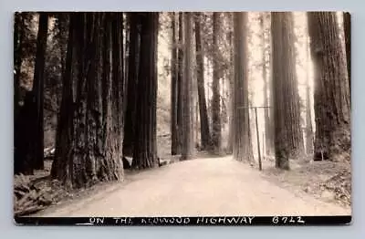  On Redwood Highway  RPPC Antique Fort Seward California DPO Photo Cover 1923 • $29.99