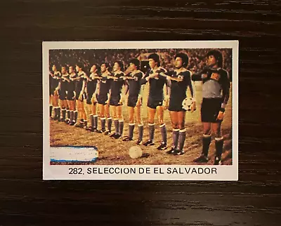 1982 El Salvador Team Magico Gonzalez Ediciones Venlico Sticker World Cup Card • $69