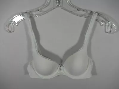 Victoria's Secret Body By Victoria Lined Demi Bra 32B White Underwire • $9.99