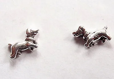 Dachshund Stud Earrings 925 Sterling Silver Corona Sun Jewelry Dog • $4.99