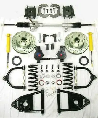 Complete For Mustang II Manual IFS Front End Suspension Kit 2  Drop + 11  Rotors • $1169