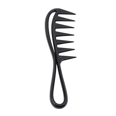 Barber Wide Shark Toothed Rake Hollow Comb Thick & Afro Hairdressing Hairstyling • £2.49
