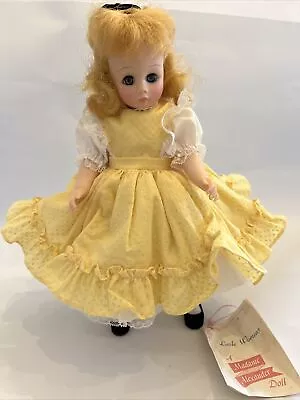 Madame Alexander Little Women Amy 11” Doll #1320 Yellow Dress VTG • $15.99