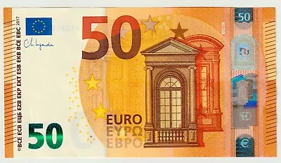 50 Euro 2017 UNC Banknote World Paper Money Currency Bill Note • £78.09