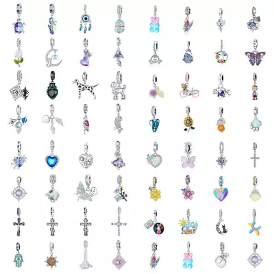 $6.48 • Buy Voroco European Charm Bracelet Bead DIY Necklace Pendant In 925 Sterling Silver 