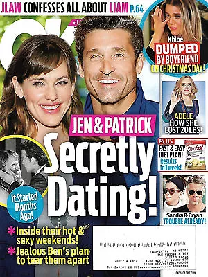 OK! Magazine January 11 2016 Patrick Dempsey Jennifer Garner Adele Brad Pitt • £16.09